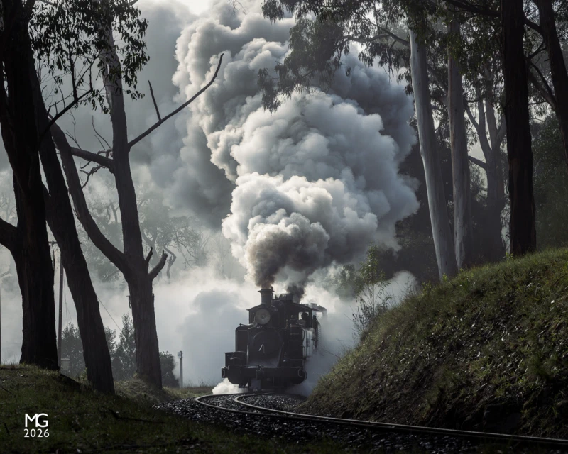 Warmer days ahead The winter solstice is behind us now, and the days are getting longer and theoretically warmer - not that you'd know from this shot! On the day after the solstice, Selbyites woke up to a blanket of thick fog through which 12A and NGG16 129 materialise on their way from Belgrave.